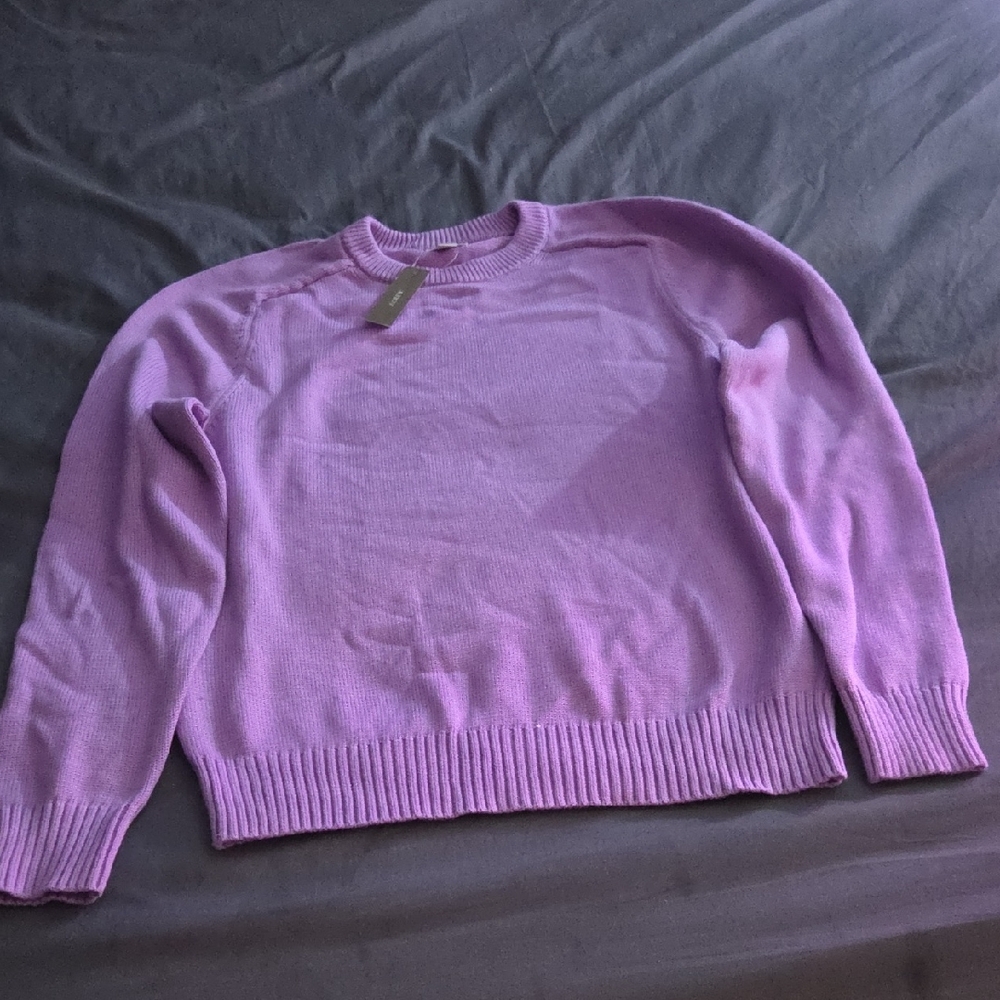 J. Crew Lilac Crew Neck Sweater